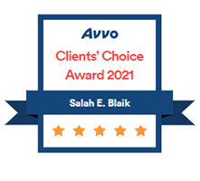 Avvo Clients' Choice Award 2021 | Salah E. Blaik