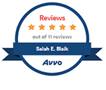 AVVO rating badge for lawyers | Gusty Sunseri & Associates, P.C.